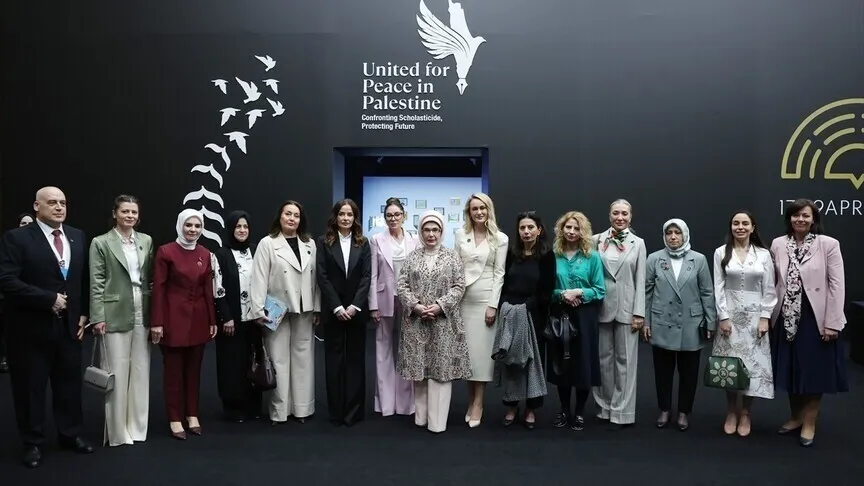 Emine Erdogan Serukan Solidaritas Internasional untuk Palestina di Forum Diplomasi Antalya 2026