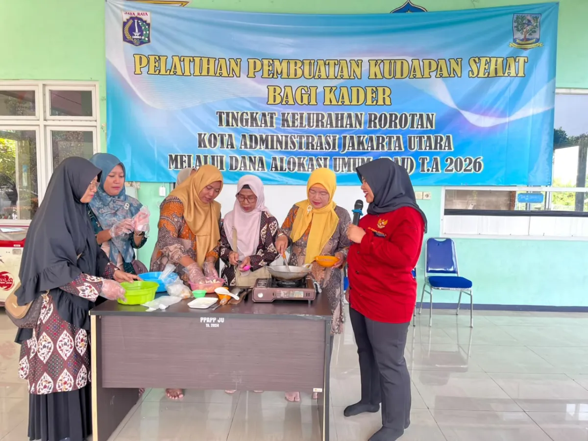 Kelurahan Rorotan Gelar Pelatihan Kudapan Sehat untuk Kader Posyandu