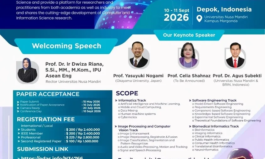 UNM Gelar ICITRI 2026 di Depok, Hadirkan Prof Agus Subekti dari BRIN sebagai Keynote Speaker