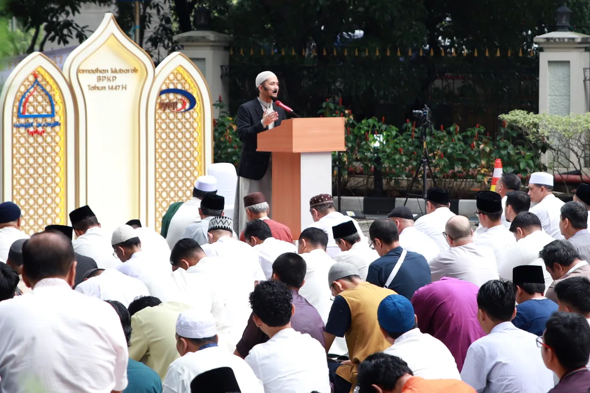 BPKP Gelar Salat Idulfitri 1447 H di Kantor Pusat, Khatib Tekankan Penguatan Integritas
