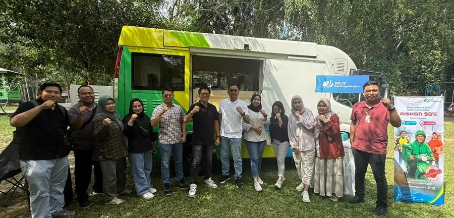 May Day di Jambi, BPJS Ketenagakerjaan Sosialisasikan JMO dan Manfaat Layanan Tambahan