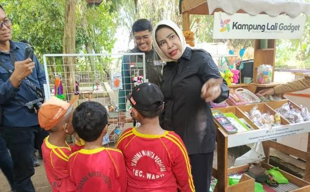 Wabup Sidoarjo Tinjau Kampung Lali Gadget, Dorong Pembelajaran Anak Lewat Permainan Tradisional