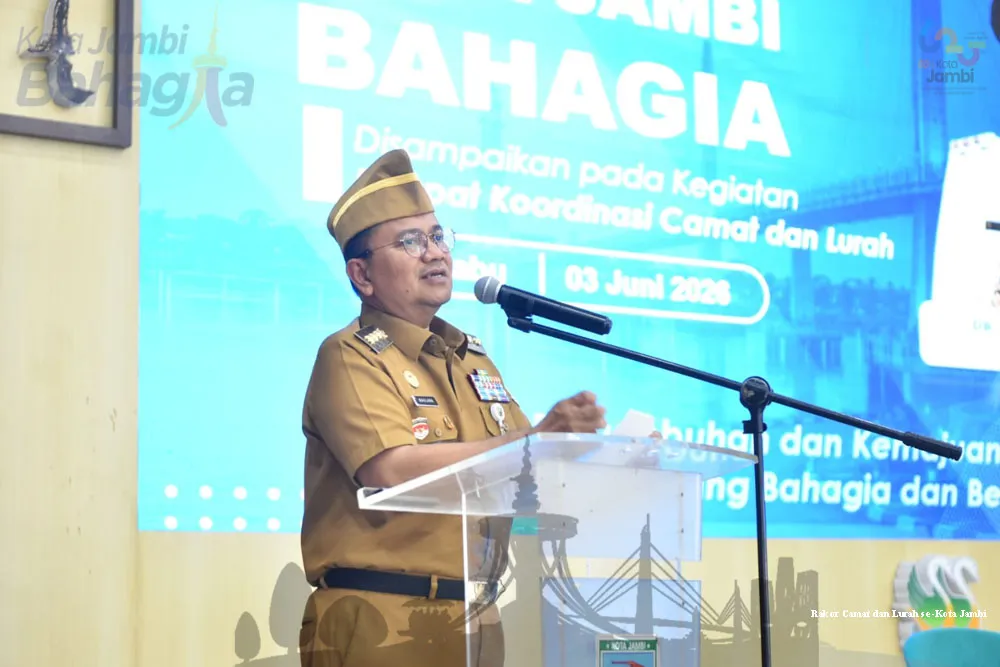 Pemkot Jambi Gelar Rakor Camat dan Lurah, Fokus Percepatan Layanan Publik dan Penanganan Sampah