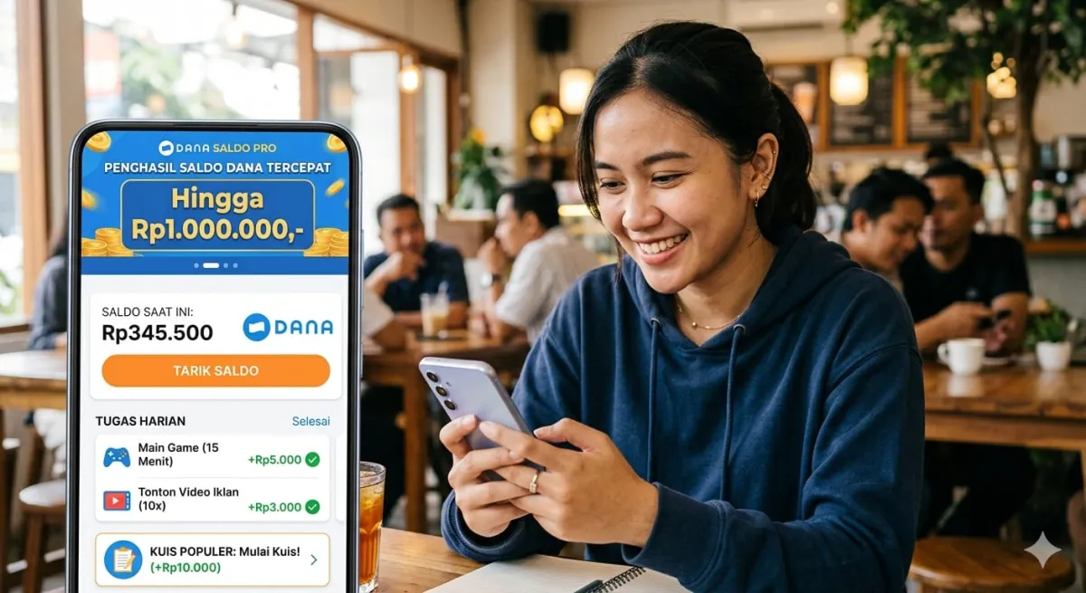 Aplikasi Penghasil Saldo DANA Kian Diminati, Reward Diklaim Tanpa Deposit hingga Rp1 Juta