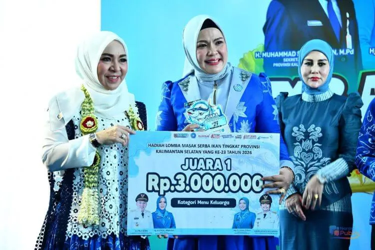 TP PKK Hulu Sungai Selatan Juara I Menu Keluarga di Lomba Masak Serba Ikan Kalsel 2026