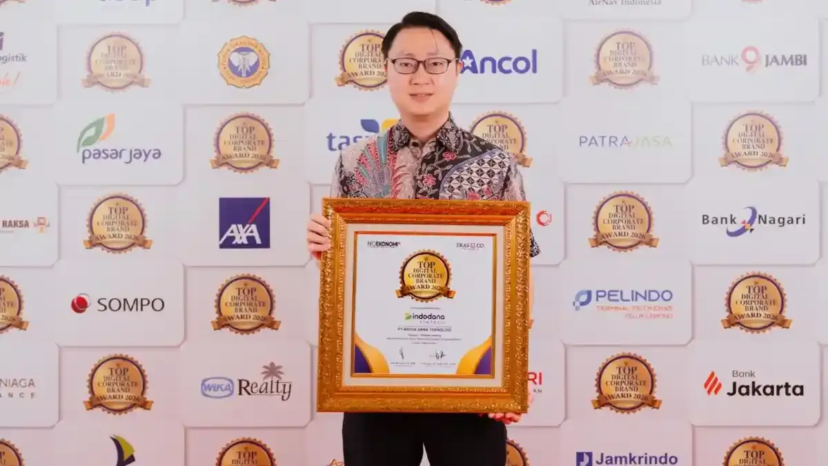 Indodana Fintech Sabet TOP Digital Corporate Brand Award 2026 Kategori Fintech Lending