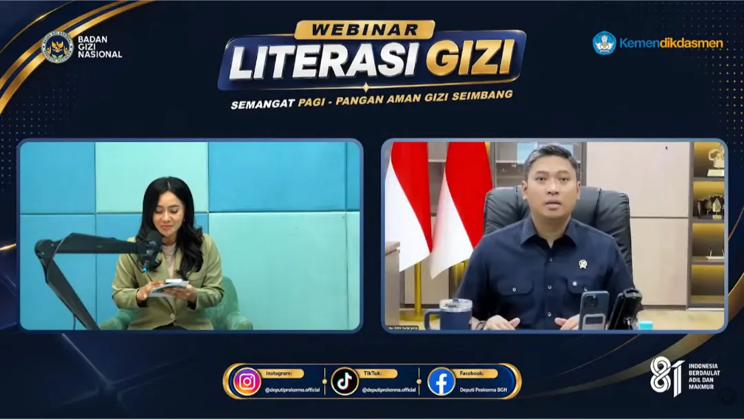BGN Tekankan Literasi Gizi dalam Program MBG untuk Bangun Kebiasaan Hidup Sehat Sejak Dini