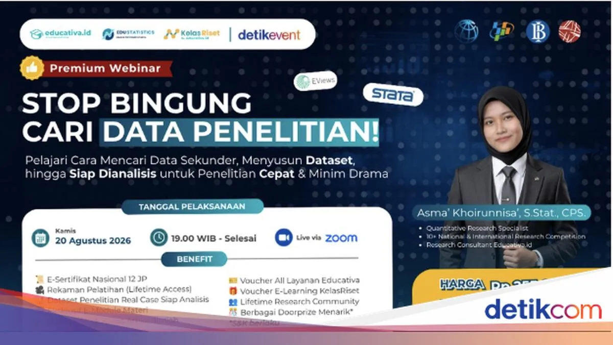 Ketika Teori Bertemu Perangkat Lunak: Mengapa Webinar EViews dan STATA Mendadak Jadi Perbincangan
