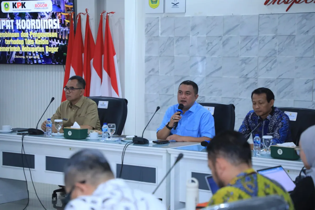 Pemkab Bogor Rapat Koordinasi dengan KPK Bahas Penguatan Tata Kelola dan Pengawasan