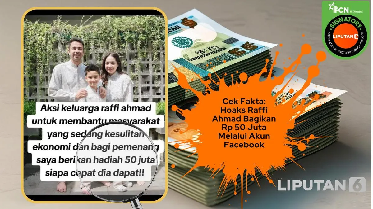 Hoaks Bantuan Uang Kerap Catut Nama Selebriti, dari Raffi Ahmad hingga Soimah