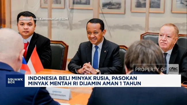 Indonesia Pastikan Pembelian Minyak dari Rusia Usai Pertemuan Menteri ESDM dan Menteri Energi Rusia