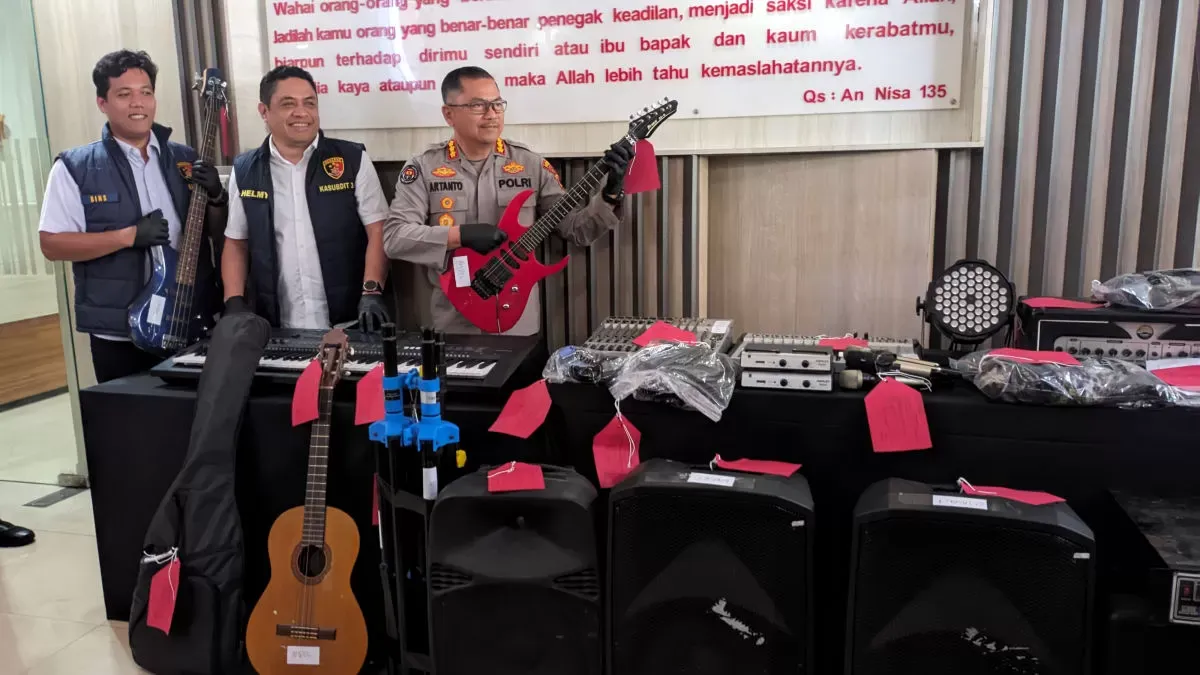 Polda Jateng Tangkap Terduga Pencuri Alat Musik di Tujuh Gereja Semarang dan Boyolali, Kerugian Ditaksir Rp150 Juta