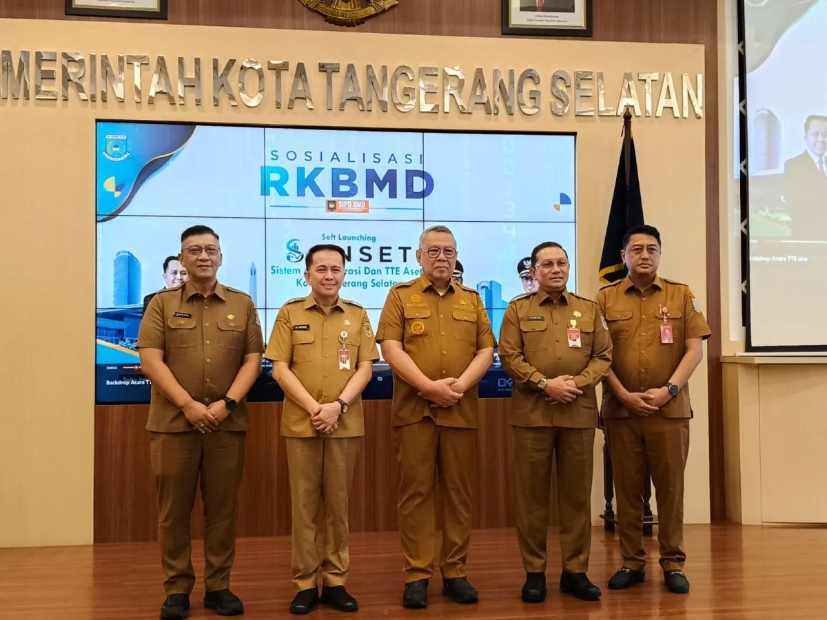 Pemkot Tangsel Sosialisasikan RKBMD 2027 dan Soft Launching Aplikasi SANSET untuk Perkuat Tata Kelola Aset