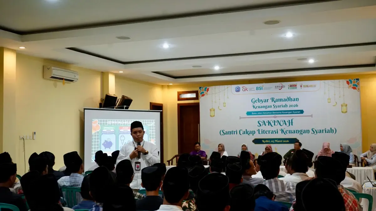 OJK Kediri Tuntaskan Rangkaian Gerak Syariah Ramadan 1447 H, Tutup dengan Talkshow Pengelolaan Keuangan Pascale baran