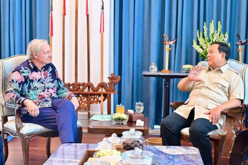 Prabowo Bertemu Ray Dalio di Istana, Bahas Prospek Ekonomi dan Penguatan Peran Danantara