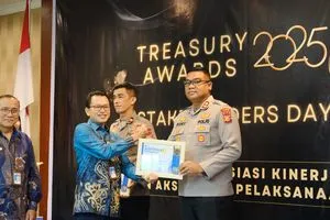 Polres Kampar Raih Penghargaan IKPA Terbaik 2025 pada Treasury Awards DJPb Riau
