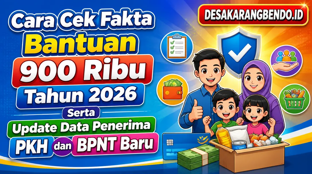 Cek Fakta Isu BLT Kesra Rp900.000 Tahun 2026 dan Pembaruan Penyaluran PKH-BPNT