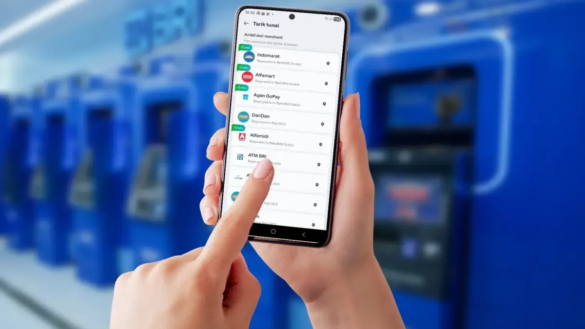 BRI Perluas Layanan Tarik Tunai GoPay Tanpa Kartu di Lebih dari 19 Ribu ATM dan CRM