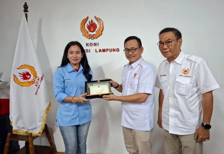 KONI Ogan Ilir Kunjungi KONI Lampung, Bahas Tata Kelola Organisasi dan Pembinaan Atlet