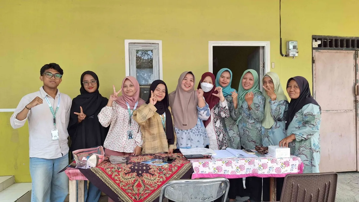 Mahasiswa KKN Kolaborasi Dampingi Posyandu Balita di Karangsono