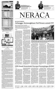 Epaper Harian Ekonomi Neraca Menampilkan Daftar Edisi 4–12 Agustus 2026