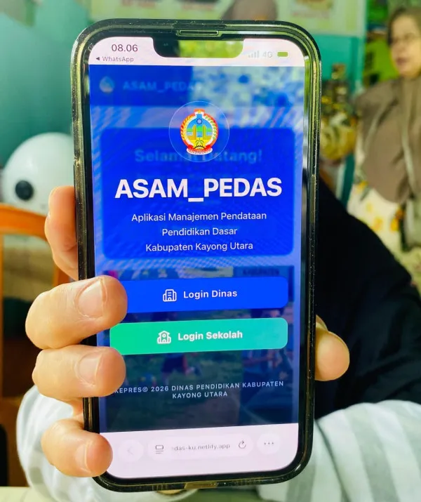 Disdik Kayong Utara Luncurkan Aplikasi ASAM PEDAS untuk Pendataan SD dan SMP