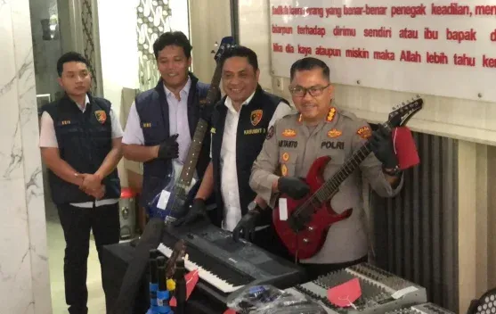 Polisi Ungkap Pencurian Alat Musik di Sejumlah Gereja di Jateng, Kerugian Ditaksir Rp150 Juta