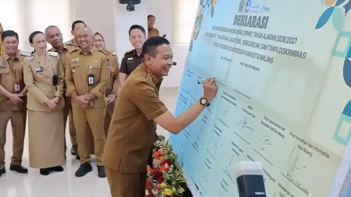 Pemkot Malang Deklarasikan SPMB 2026, Tegaskan Transparansi dan Tolak Praktik Titipan