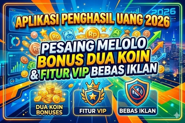 Aplikasi Penghasil Uang 2026 Diklaim Pesaingi Melolo dan Prereal, Tawarkan Dua Jenis Koin dan Bonus Login Facebook