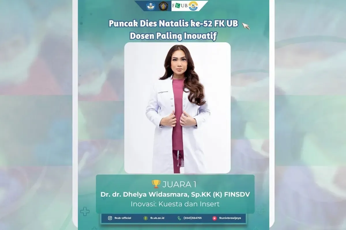 Aplikasi Kuesta dan Remindr Karya Dosen FK UB Raih Penghargaan Inovasi pada Dies Natalis ke-52