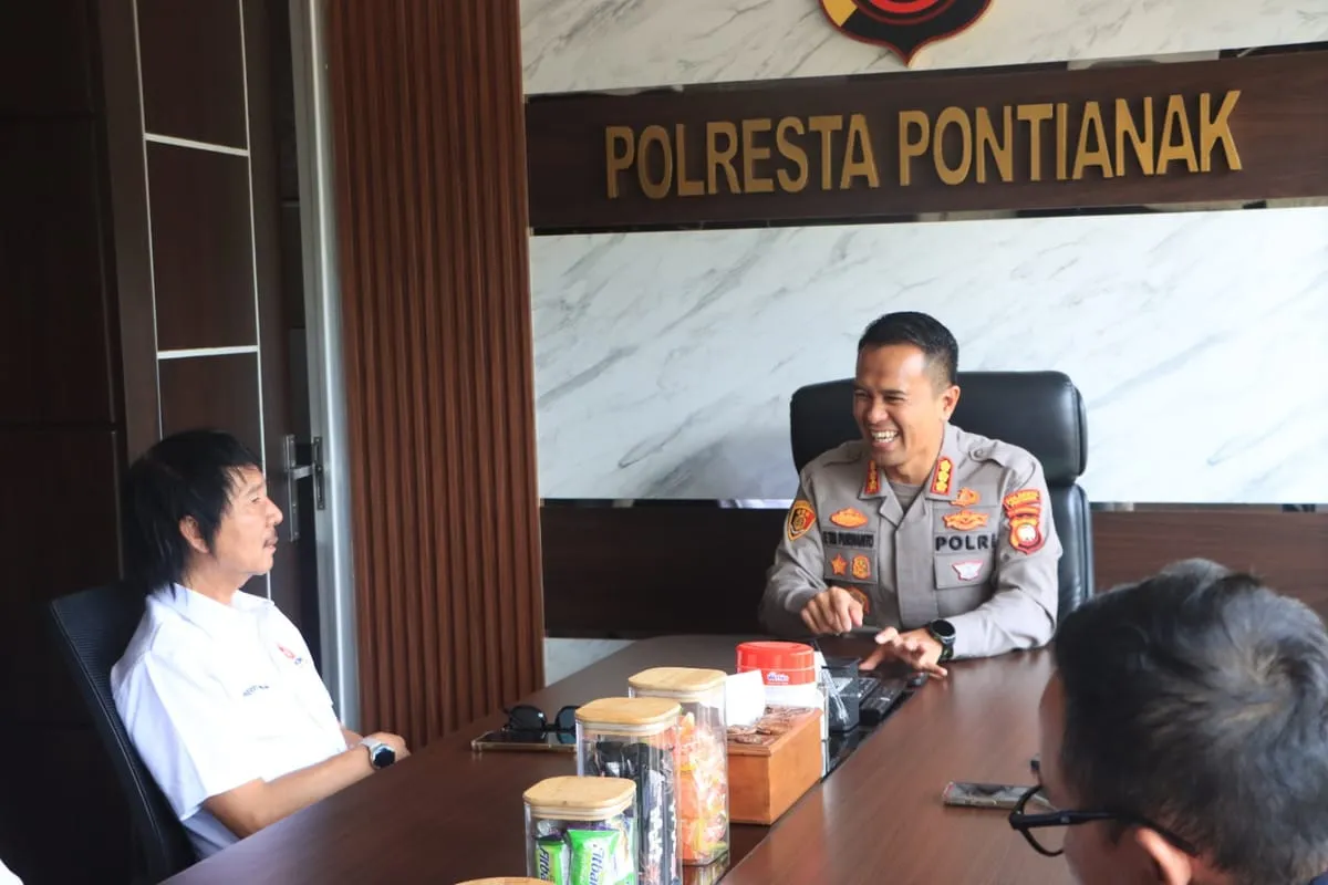 Kapolresta Pontianak Terima Audiensi KONI, Bahas Dukungan Pengamanan dan Agenda Olahraga