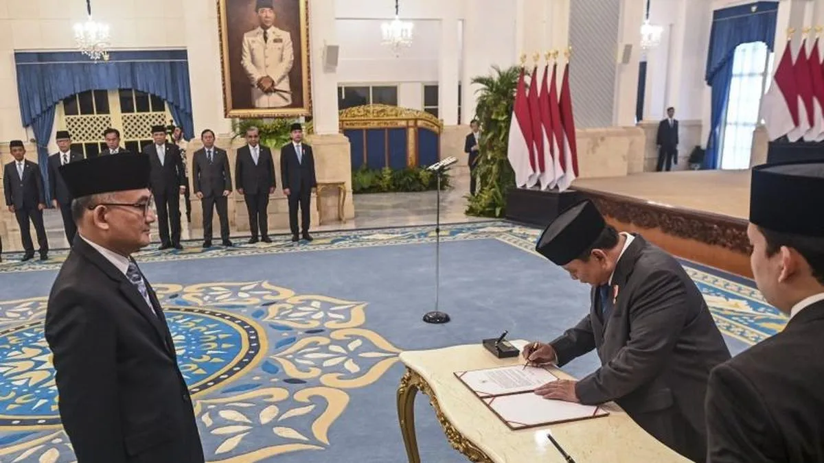 Presiden Prabowo Lantik Andi Rahadian Jadi Dubes RI untuk Oman dan Yaman