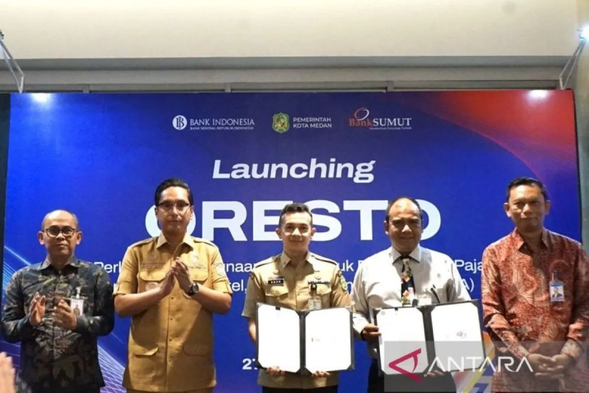 Bank Sumut luncurkan QRESTO, pajak horeka di Medan diklaim langsung masuk kas daerah