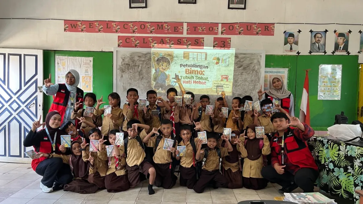 Mahasiswa KKN-PK Unhas Edukasi Gizi Seimbang bagi Siswa SD di Desa Lainungan