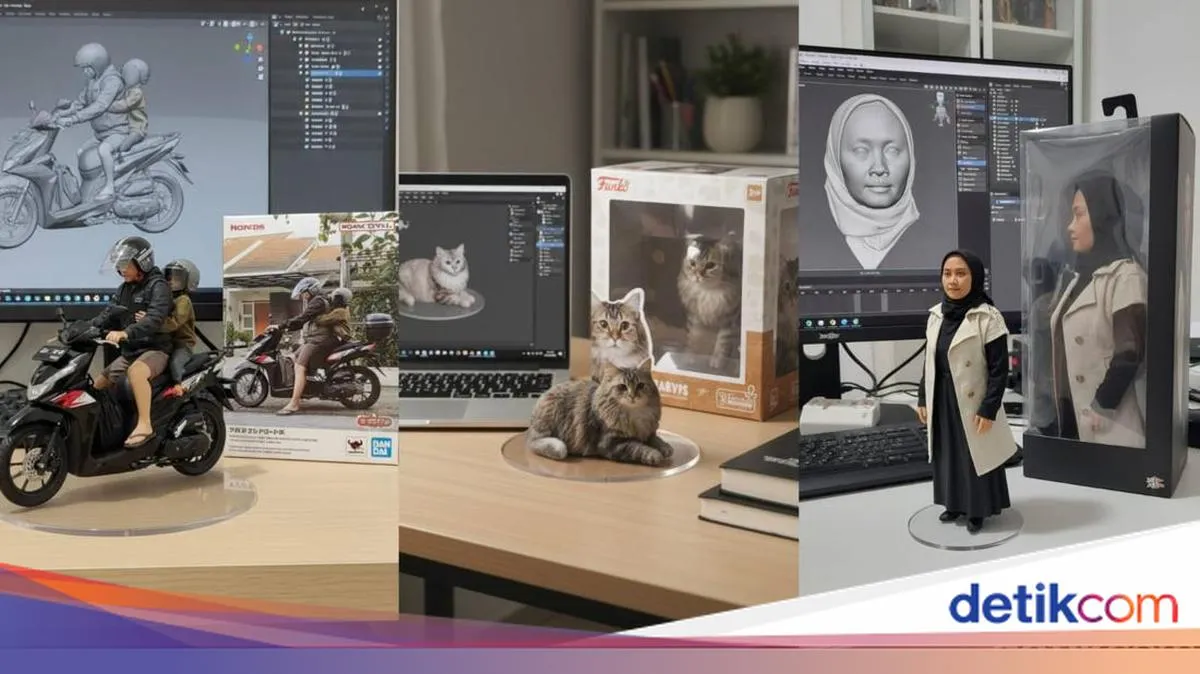 Tren Miniatur Gemini AI Viral di TikTok dan Instagram, Ini Cara Membuatnya