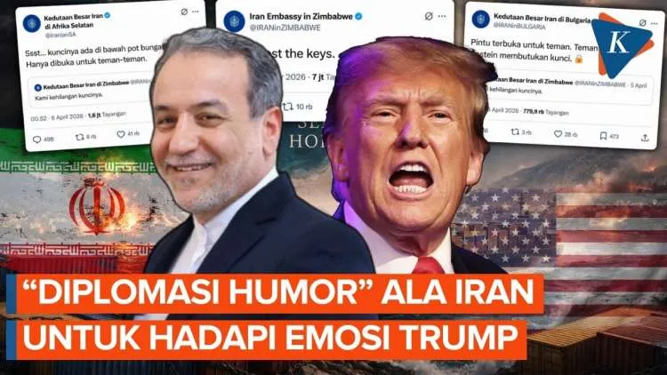 Iran Tanggapi Kemarahan Trump dengan “Diplomasi Humor” dan Narasi Santai