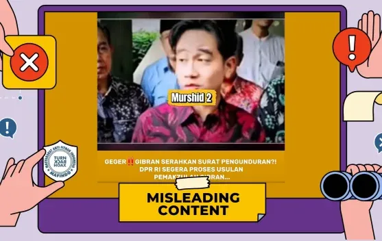 Video Lama Pengunduran Diri Gibran sebagai Wali Kota Solo Dipelintir Jadi Klaim Mundur dari Wapres