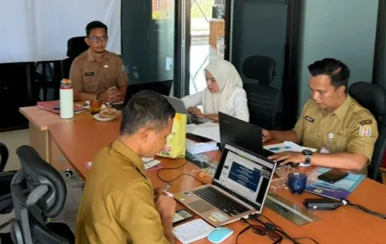 Bagian Hukum Way Kanan Bahas Rancangan RTRW dan RDTR Bersama Kementerian ATR/BPN