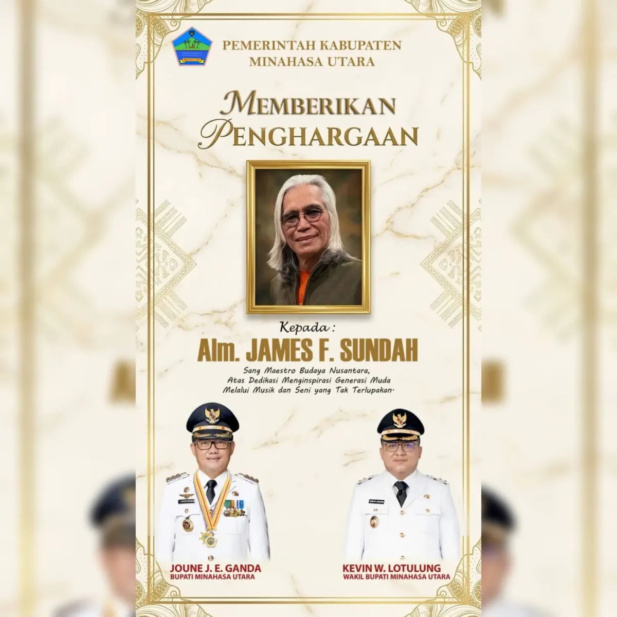 Komposer James F. Sundah Meninggal Dunia di New York