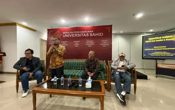 Dialog Akademik Universitas Sahid Bahas Konflik Iran–Israel–AS dari Geopolitik hingga Perang Narasi Digital