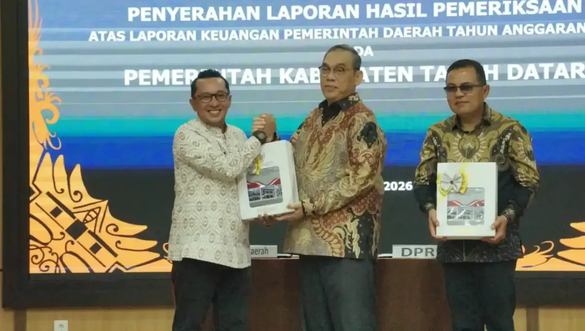 Tanah Datar Pertahankan Opini WTP ke-15, Bupati Eka Putra Tegaskan Komitmen Transparansi Keuangan