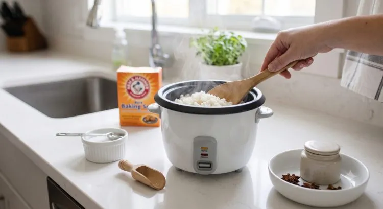 Trik sederhana agar nasi tetap pulen meski seharian di rice cooker: cukup tambah 1 sdm minyak goreng