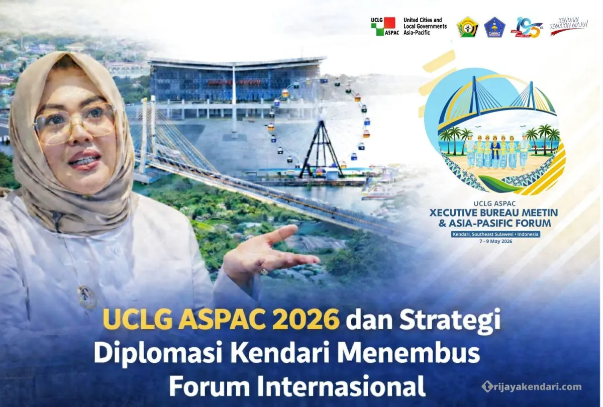 Wali Kota Kendari Perkuat Dukungan Pusat dan Dunia Usaha untuk UCLG ASPAC 2026
