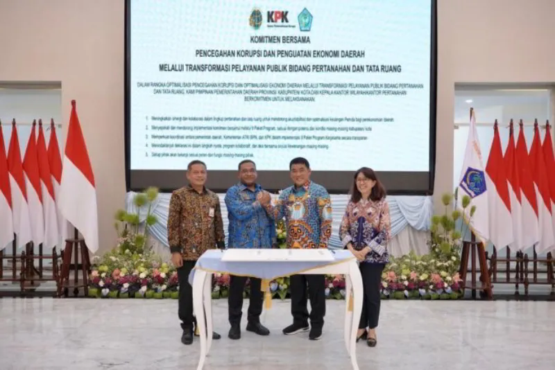 Pemprov Sulut Gandeng ATR/BPN dan KPK, Siap Jadi Percontohan Transformasi Layanan Pertanahan
