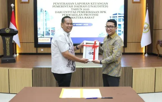 Pemko Pariaman Serahkan LKPD 2025 ke BPK Sumbar, Tegaskan Komitmen Transparansi Keuangan