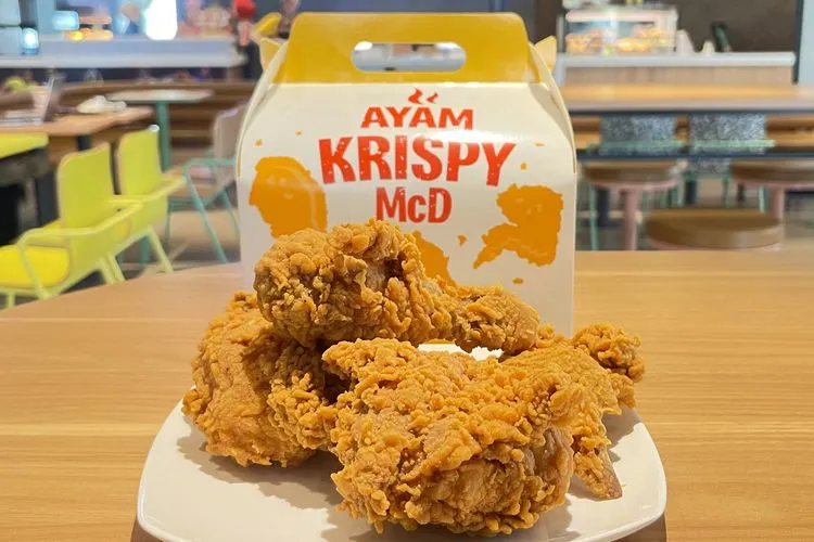 Menu Ayam Krispy McD Indonesia
