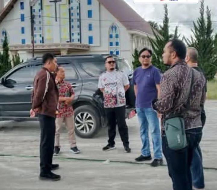 Pemkab Humbahas dan Diskominfo Sumut Tinjau Rencana Pemasangan Internet Gratis di Lapangan Merdeka Doloksanggul
