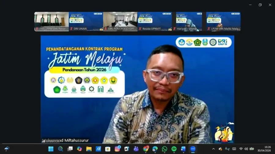 Sebanyak 53 Proposal Riset Didanai lewat Program Jatim Melaju 2026, Perkuat Kolaborasi Kampus di Jawa Timur