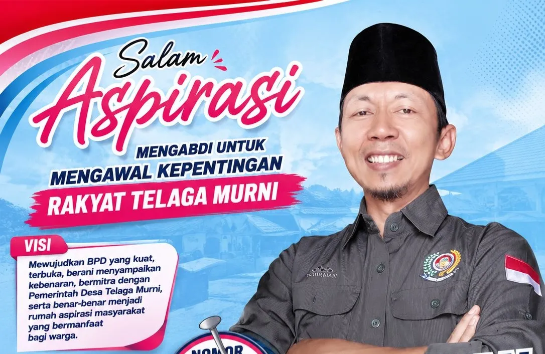 Sudirman Alan Kembali Maju sebagai Calon Anggota BPD Telaga Murni, Usung Transparansi dan Penguatan Aspirasi Warga