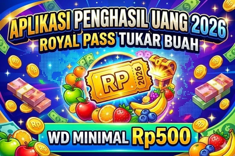 Aplikasi Penghasil Uang 2026 Uji Konsep Gabung Buah, Royal Pass Jadi Kunci Tukar Reward